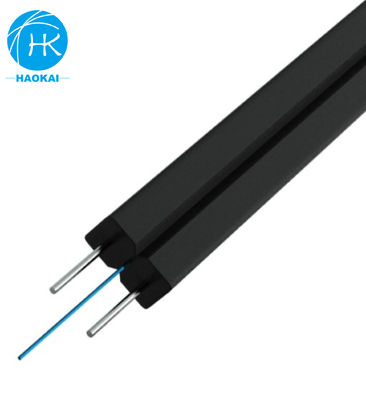 Stalen draad LSZH FTTH-dropkabel Indoor-drop glasvezelkabel GJXH G657a1