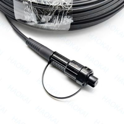 SC APC FTTA Glasvezelkabel 5.0mm G657A2 LSZH 5M Zwart pleisterkabel