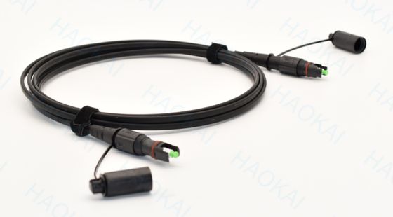 IP68 Outdoor Drop Cable FTTX Solution Waterdichte connector met glasvezel