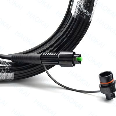 IP68 Outdoor Drop Cable FTTX Solution Waterdichte connector met glasvezel