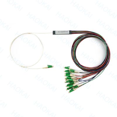 LC APC 1x16 Connector Fiber PLC Splitter Mini Steel Tube Fiber Optics Splitter