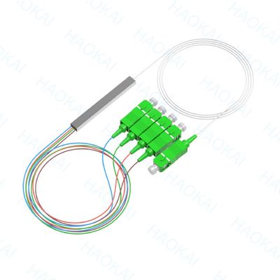 LC APC 1x16 Connector Fiber PLC Splitter Mini Steel Tube Fiber Optics Splitter
