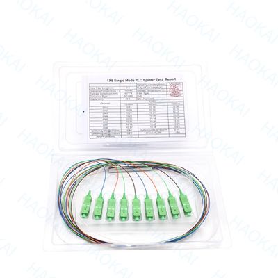 LC APC 1x16 Connector Fiber PLC Splitter Mini Steel Tube Fiber Optics Splitter