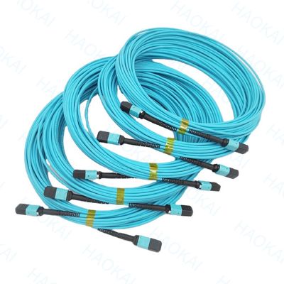 Single Mode Breakout Sc Fiber Optic Patch Cord 12 Cores Duplex OS2