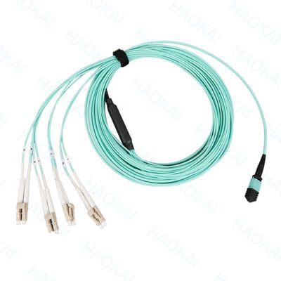 Single Mode Breakout Sc Fiber Optic Patch Cord 12 Cores Duplex OS2