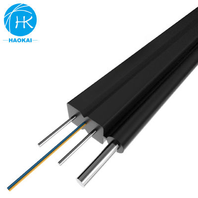 FTTH Indoor Drop Cable Staaldraad 1core 2core 4core Zelfondersteunende glasvezelkabel