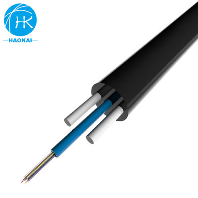 1 kern FRP Flat FTTH Drop Cable 1 - 12 vezels GYFXTY GYFXTBY zelfdragende kabel