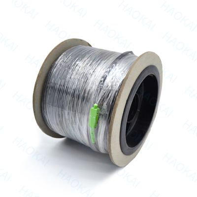 Buiten FTTH patch cord 2core Steel Wire Drop Fiber Optical Cable 2SC-2SC connector