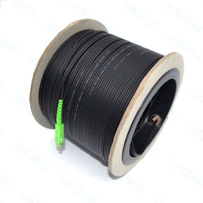 Buiten FTTH patch cord 2core Steel Wire Drop Fiber Optical Cable 2SC-2SC connector