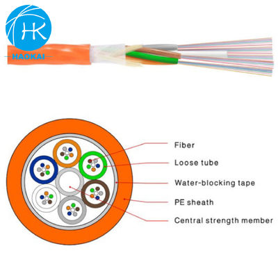 FRP Air Blown Cable 12core 48core 96core 144core 288core Micro Fiber Optic Cable