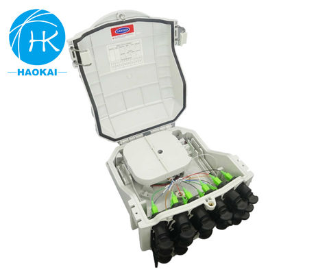 Waterdichte outdoor glasvezel-koppelbox 16cores 16ports FTTH-distributiebox