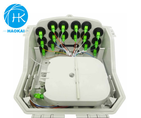 Waterdichte outdoor glasvezel-koppelbox 16cores 16ports FTTH-distributiebox