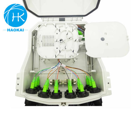 Waterdichte outdoor glasvezel-koppelbox 16cores 16ports FTTH-distributiebox