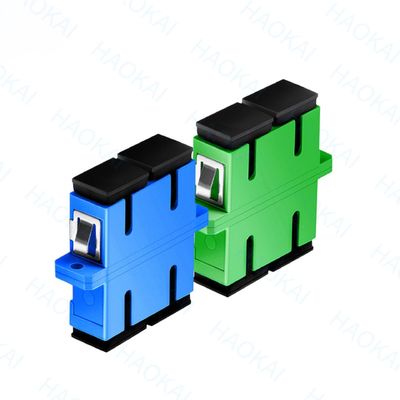 PVC Duplex SC APC UPC Adapter 1260nm - 1650nm golflengte voor telecommunicatie