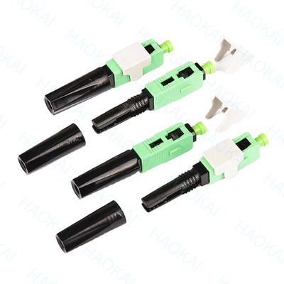 0.3db 60mm SC APC Fast Connector SM FTTH Glasvezel Quick Connector