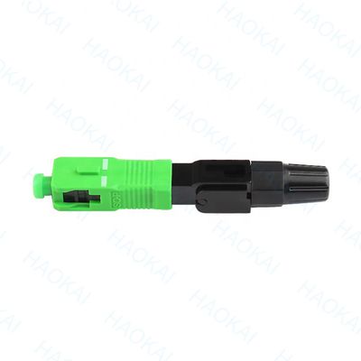 SC APC Quick Connector FTTH Drop Cable Fiber Optical Fast Connector
