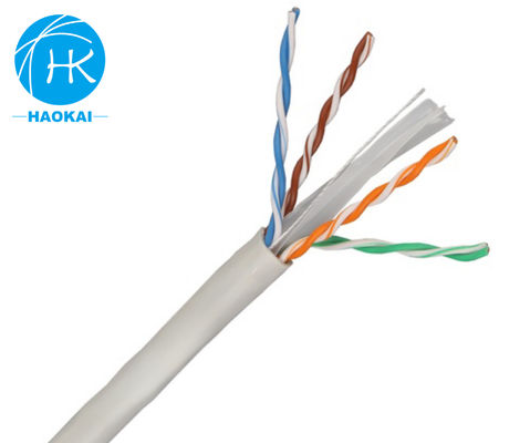 Solid Bare Copper Indoor LAN Cable UTP CAT6 Op maat gemaakte 4par 23awg 0.57mm 250MHz