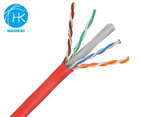 Solid Bare Copper Indoor LAN Cable UTP CAT6 Op maat gemaakte 4par 23awg 0.57mm 250MHz
