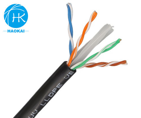 Solid Bare Copper Indoor LAN Cable UTP CAT6 Op maat gemaakte 4par 23awg 0.57mm 250MHz