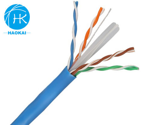 Solid Bare Copper Indoor LAN Cable UTP CAT6 Op maat gemaakte 4par 23awg 0.57mm 250MHz