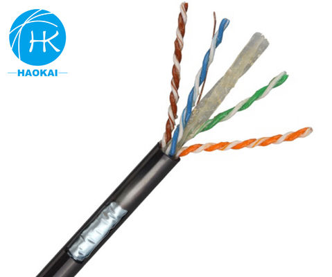 UTP CAT6-kabel gevuld met gelei met boodschapper