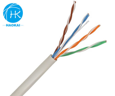 Outdoor 2 Pair Lan Kabel UTP CAT5E Met Boodschapper 4pr 24awg