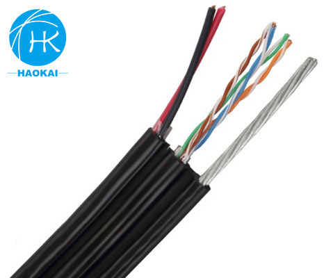 Outdoor UTP CAT5E kabel Puur koper LAN kabel met stroom en boodschapper