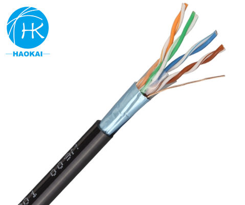 UTP CAT5E Outdoor LAN kabel Solid HDPE isolatie met messenger