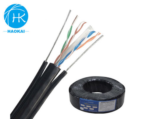 UTP CAT5E Outdoor LAN kabel Solid HDPE isolatie met messenger