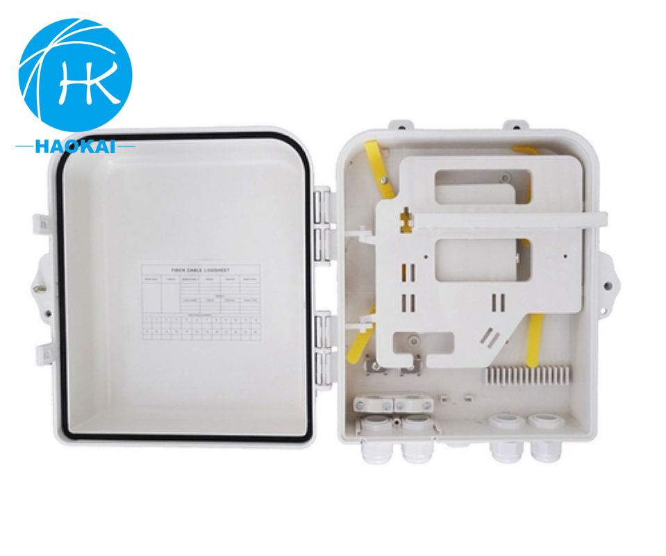 Optische vezel FTTH Termination Box Steel Fiber Optic Splice Box 24 Kernen